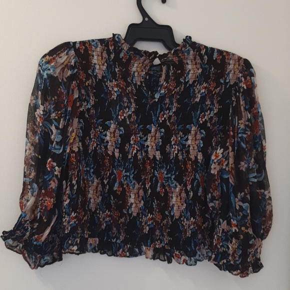 Zara woman 100% Viscose multi coloured top - Picture 3 of 4